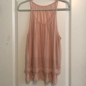 LOFT Light Pink Tank Top